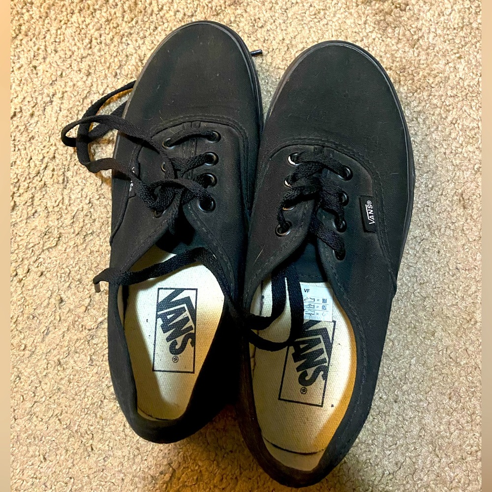 Vans All Black with Laces